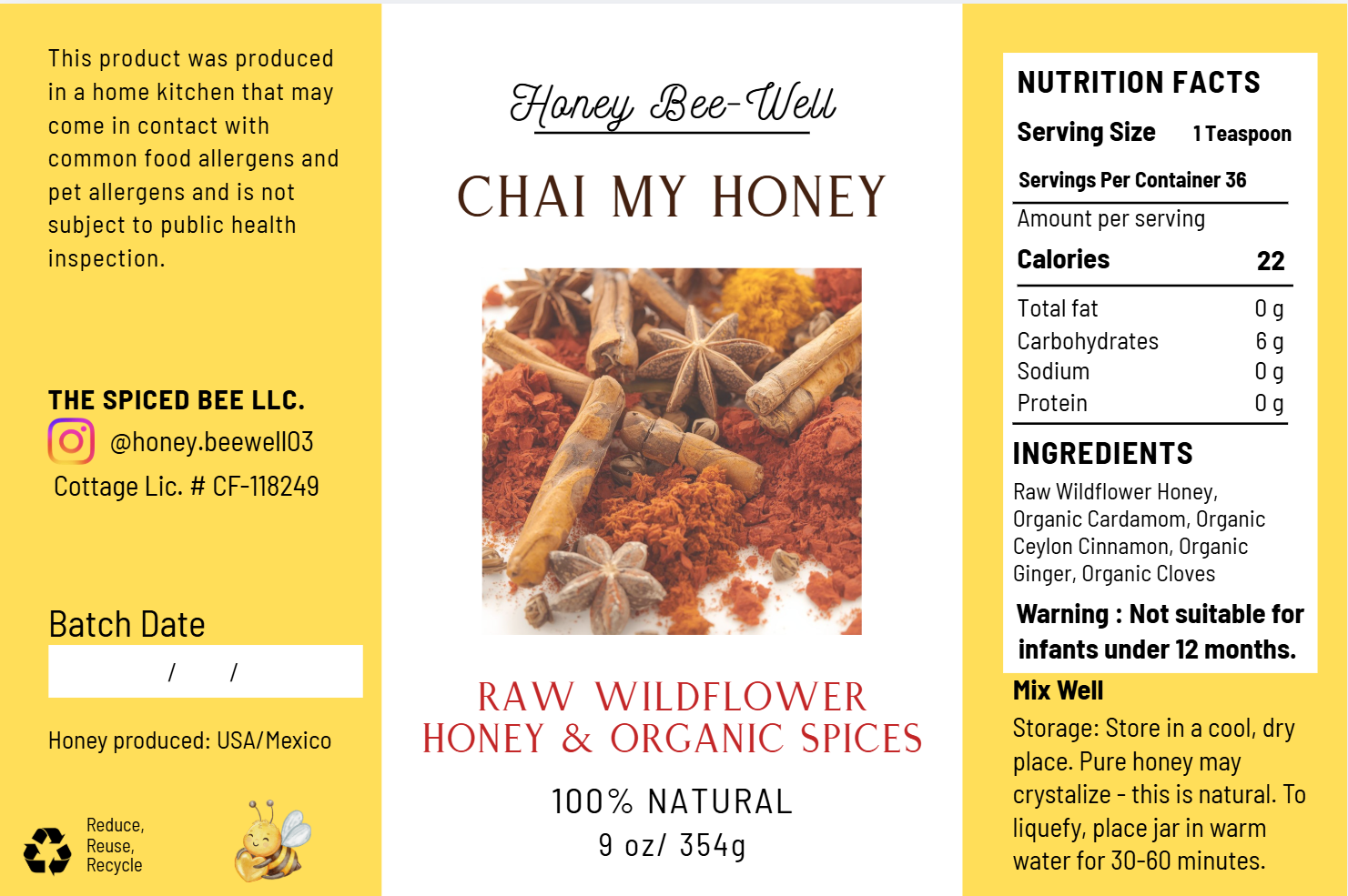 CHAI MY HONEY