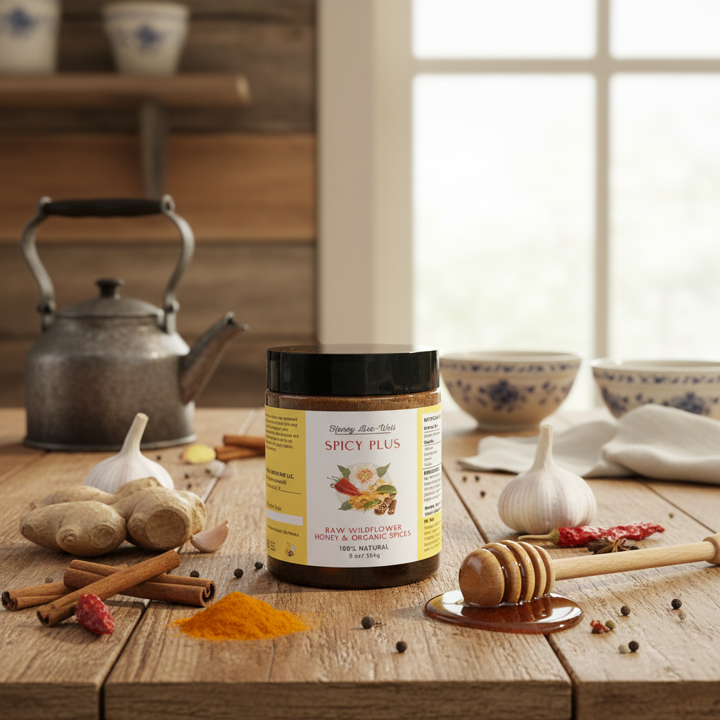 Honey Bee-Well SPICY PLUS Kitchen with Tea Kettle