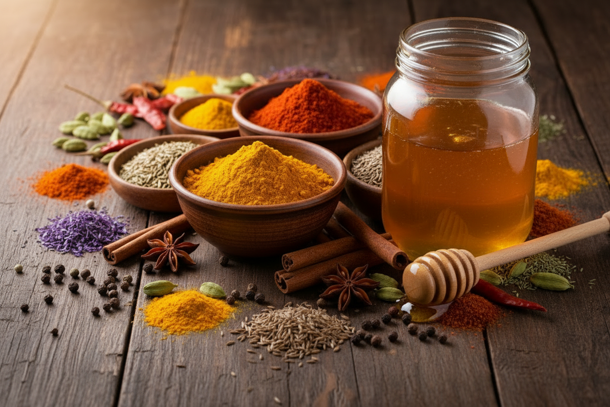 Spices and Honey Hero